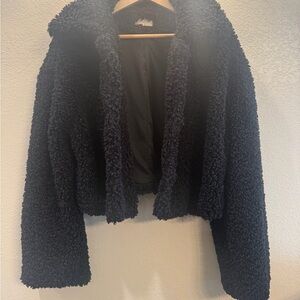 Altar’s State Women's Black Sherpa Jacket